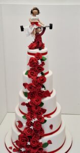 Bruidstaart van 5 etages